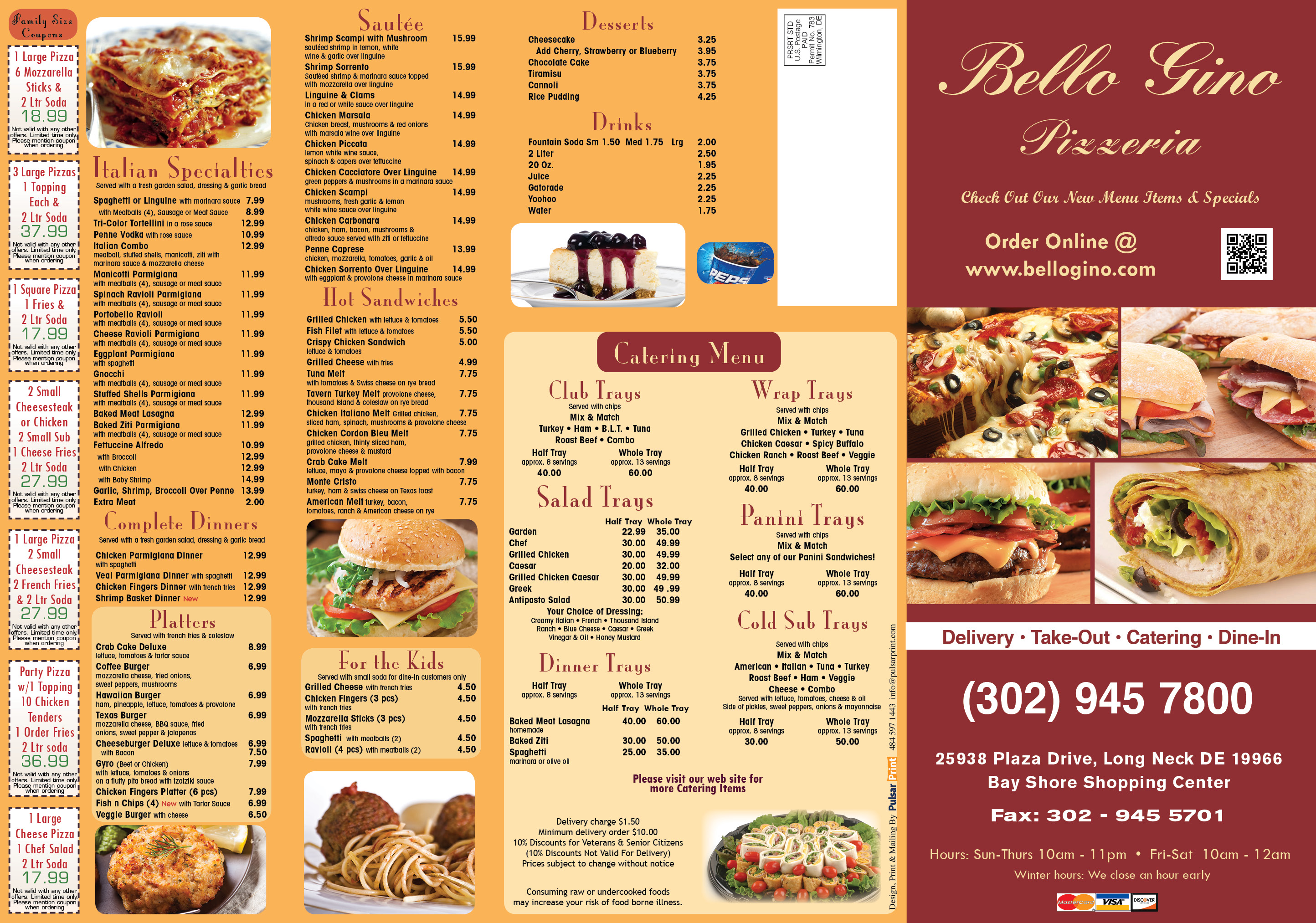 Bellogino Menu